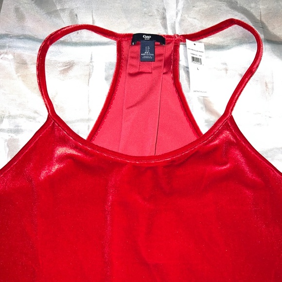 NWT Gap Red Velvet Shirt - Picture 2 of 4